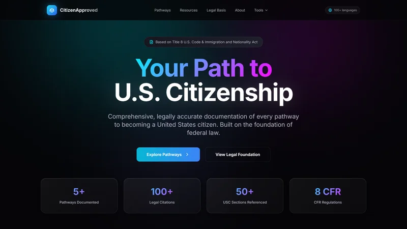 CitizenApproved - U.S. Citizenship Pathways
